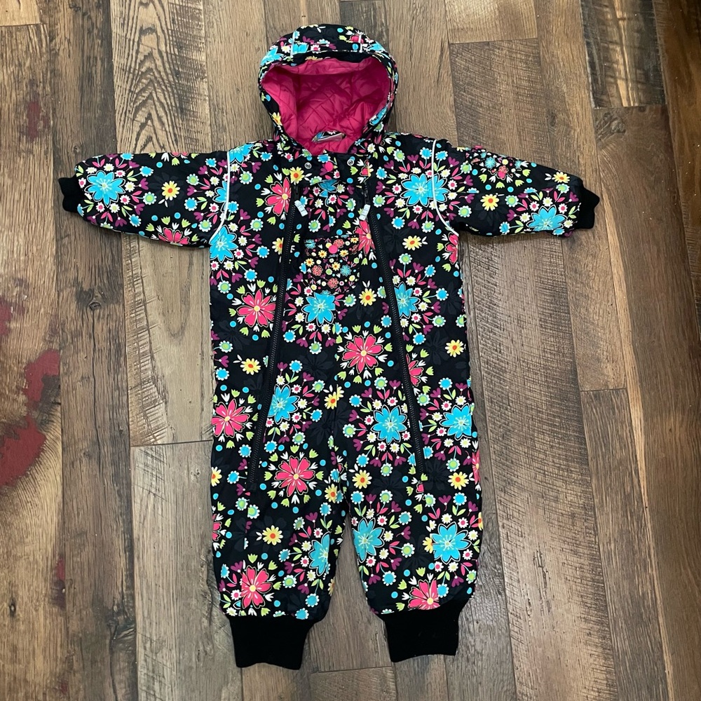 Hanna Andersson full body snow suit coat girl 2T